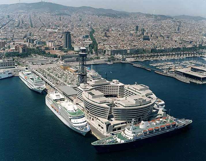 Another cruise terminal in Barcelona
