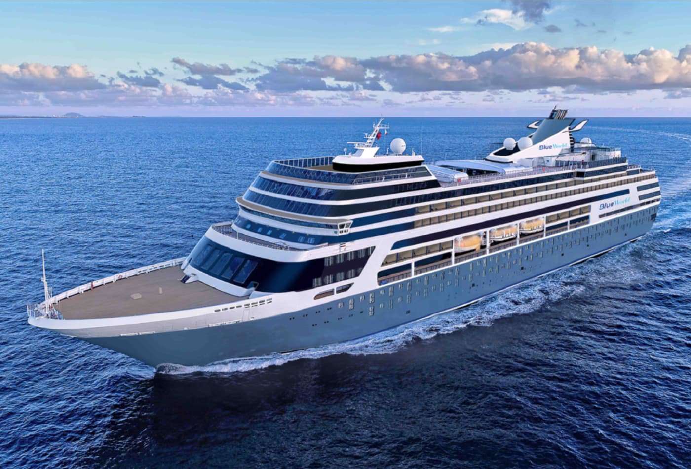 Blue World Voyages selling luxury residences on cruise ship