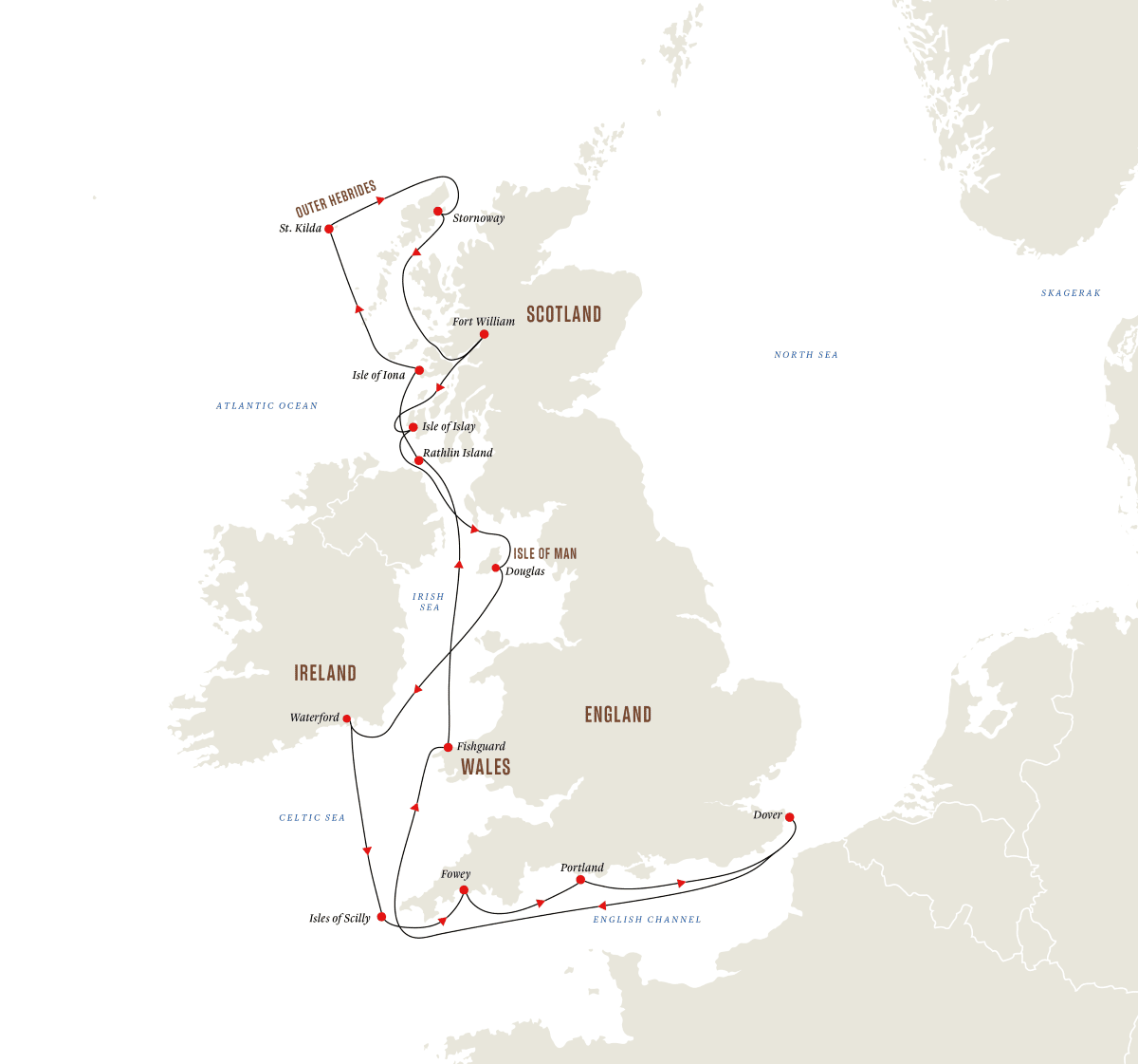 British Isles  Cruise June, July 2022