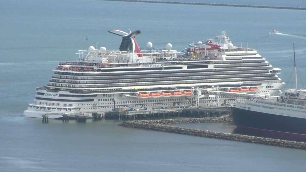Carnival cruise ship suspends debarkation in Long Beach as ...