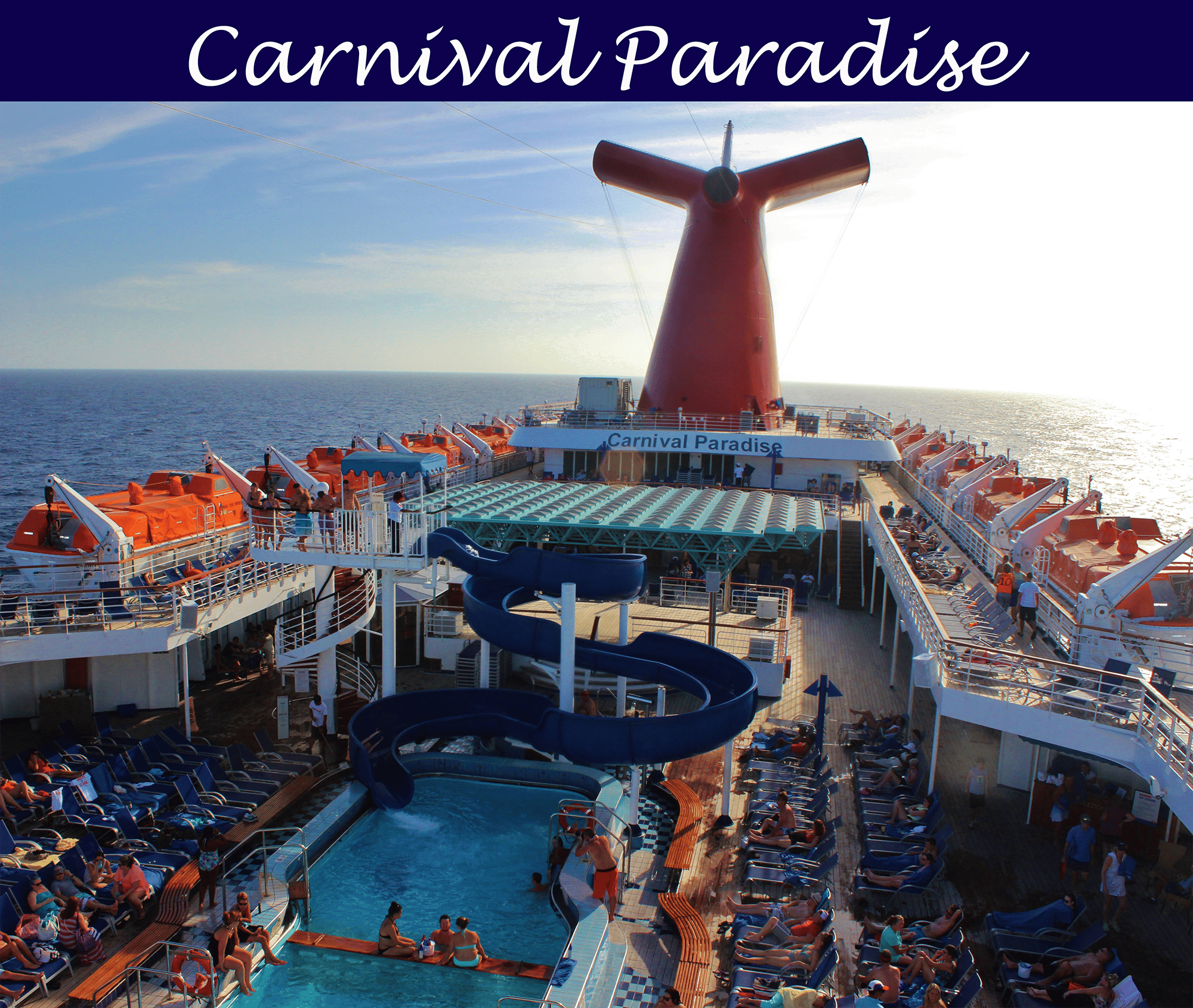 Carnival Paradise. 5 Day cruise from Tampa.