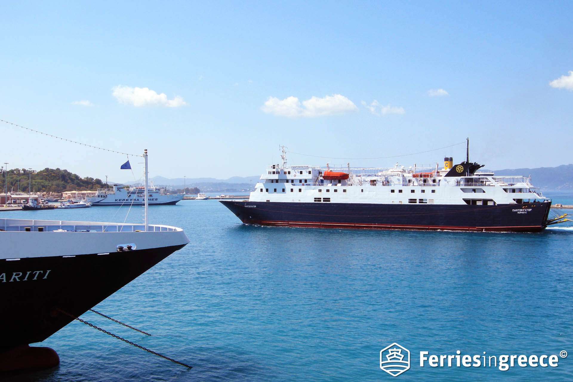 CORFU port in Corfu: Map and photos
