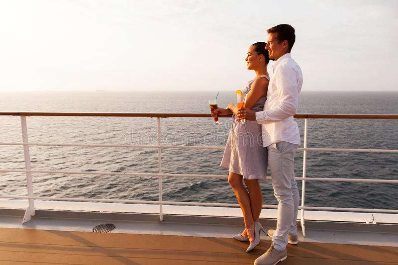 Couple cruise ship stock image. Image of honeymoon ...