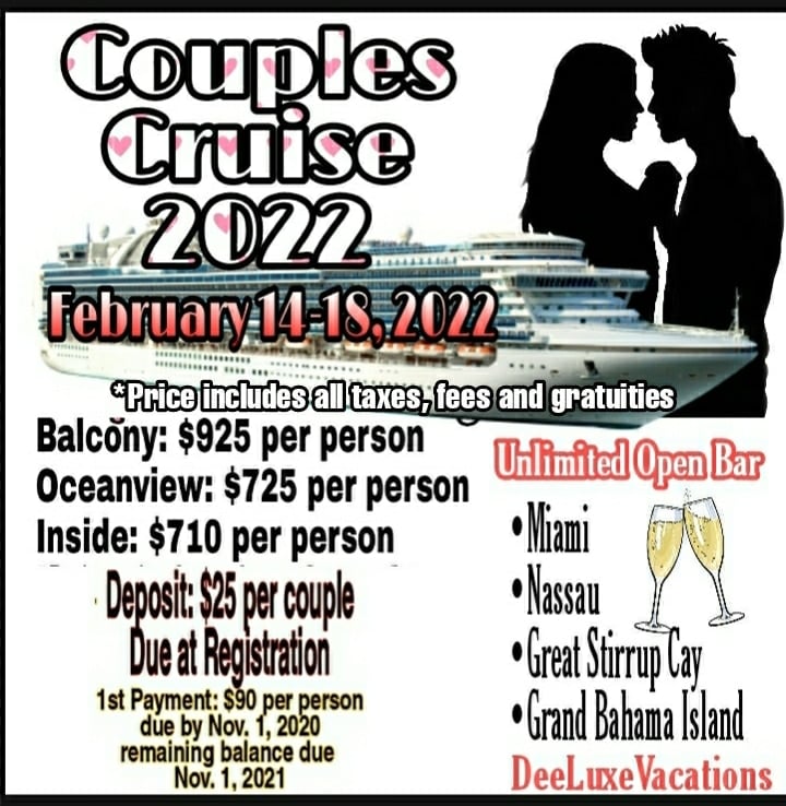 Couples Cruise 2022  DeeLuxe Vacations