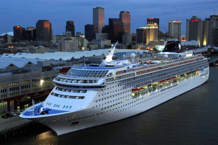 Cruise ships sail back into New Orleans