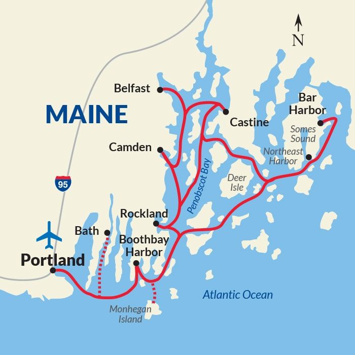 Cruise the Maine Coast and Harbors