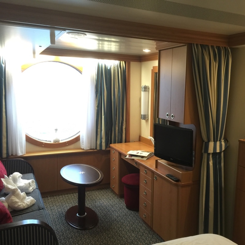 Deluxe Oceanview Stateroom, Cabin Category 9A, Disney Magic
