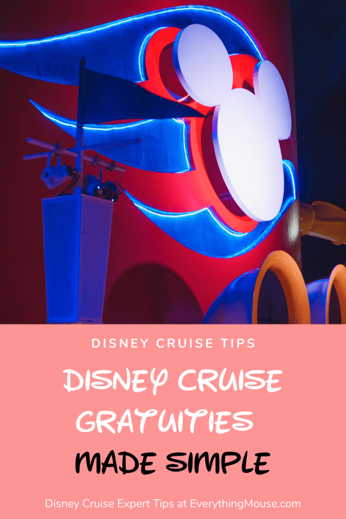 Disney Cruise Gratuities
