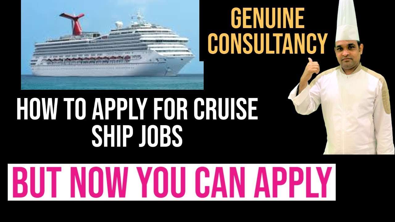 How To Apply for Cruise Ship Jobs/ Genuine Consultancy ...