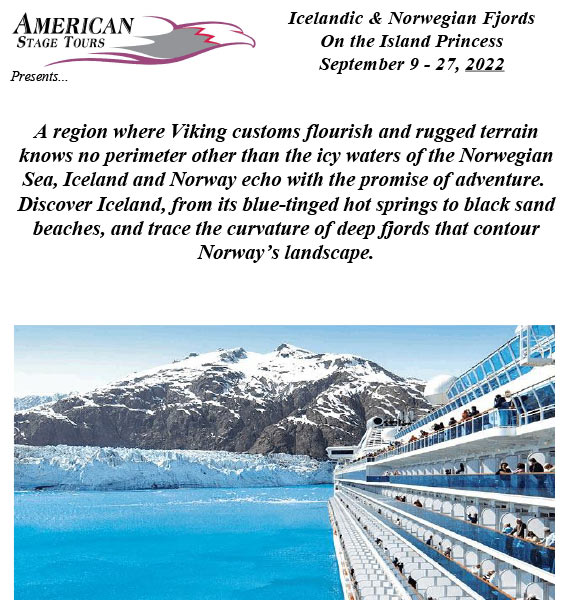 Icelandic &  Norwegian Fjords Cruise