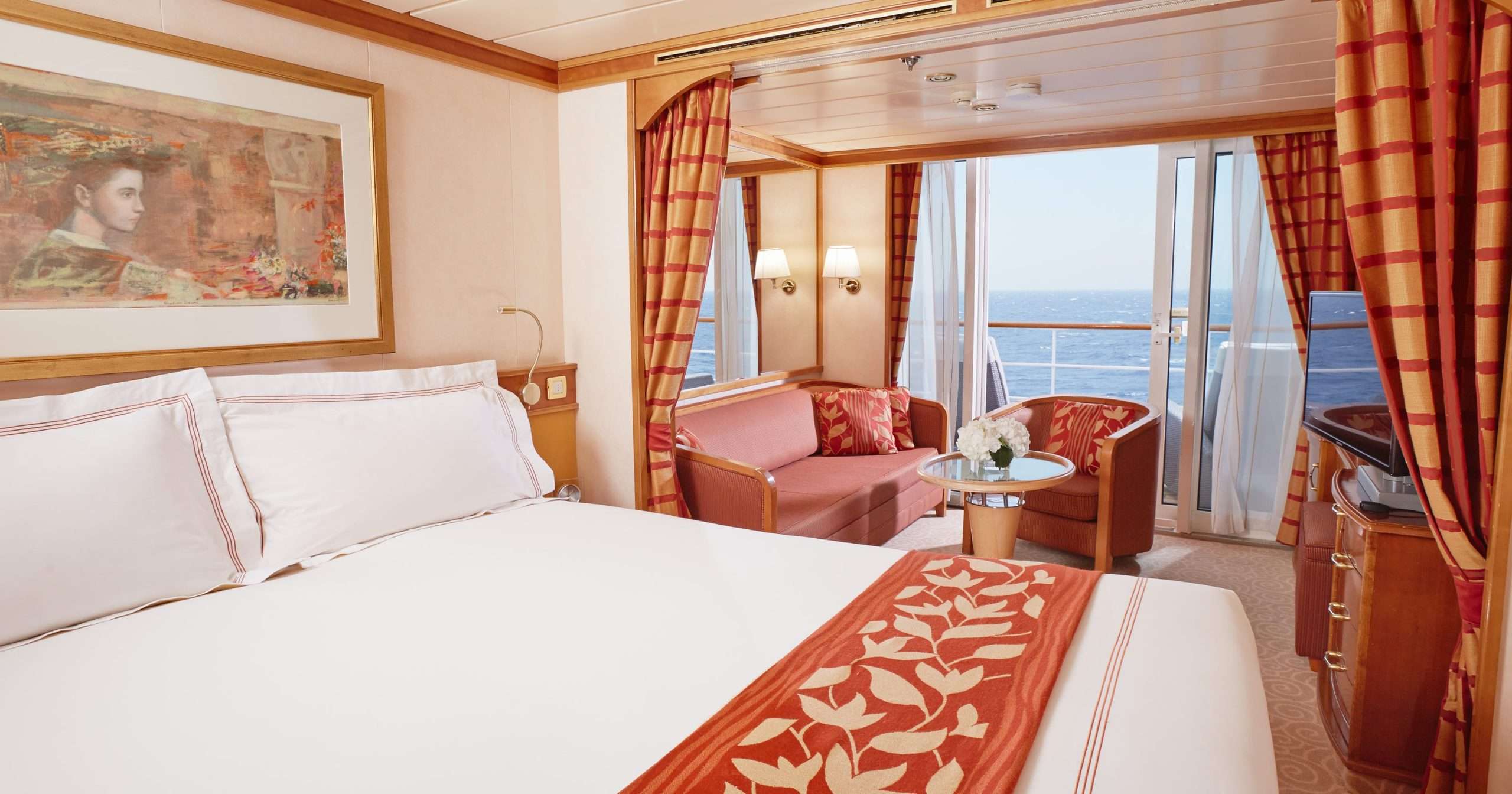 Inside some of the most luxurious cruise ship suites