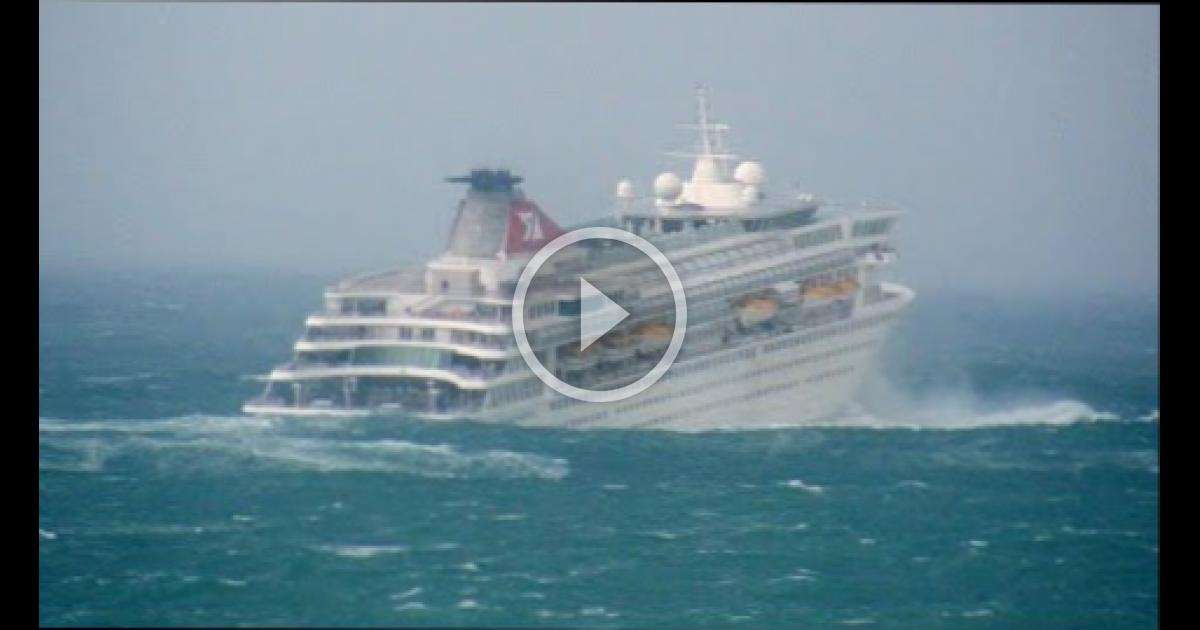 Inside the Cruise Ship During Storm