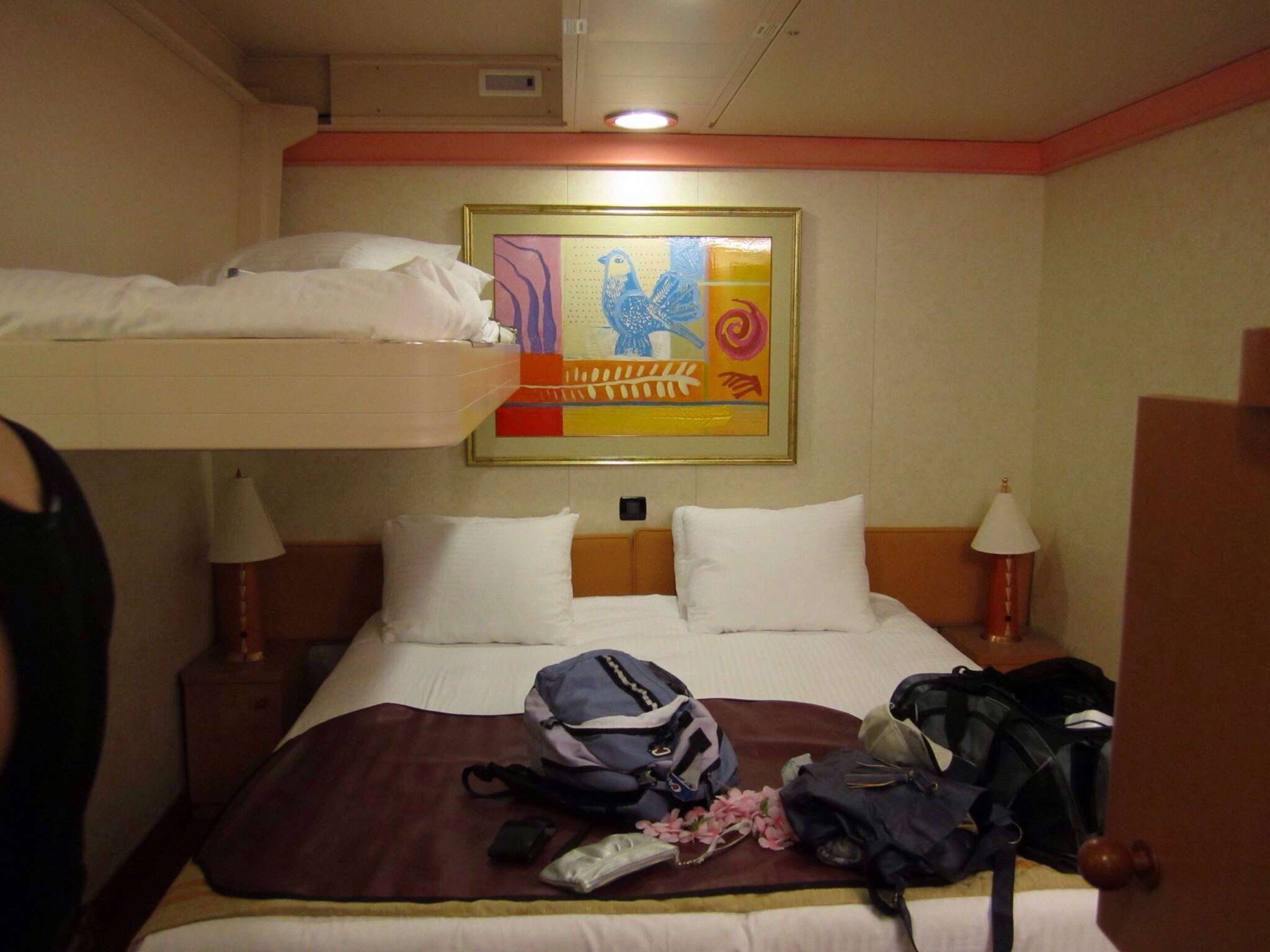 Interior Stateroom, Cabin Category 4A, Carnival Glory