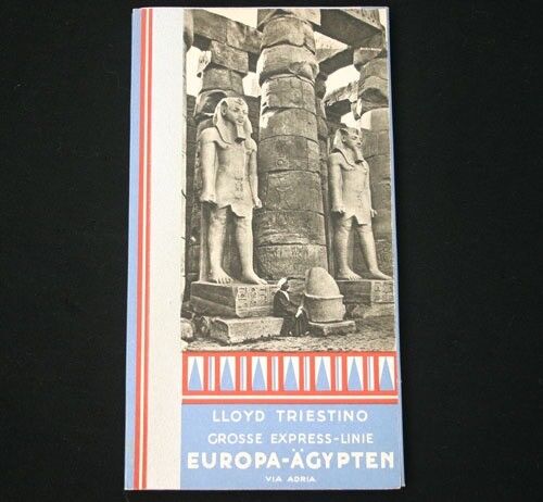 LLOYD TRIESTINO Europe Egypt Cruise Brochure 1931