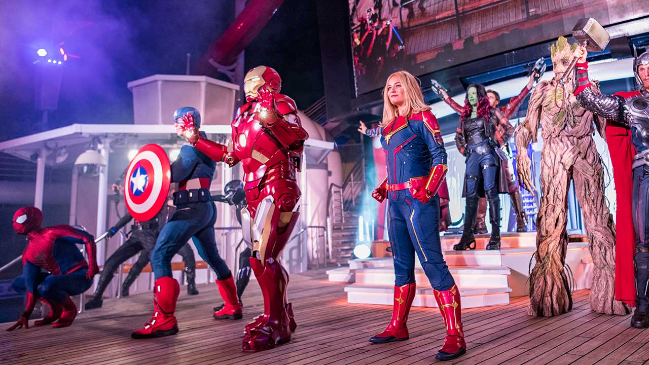 Marvel Day at Sea on Disney Cruise Line