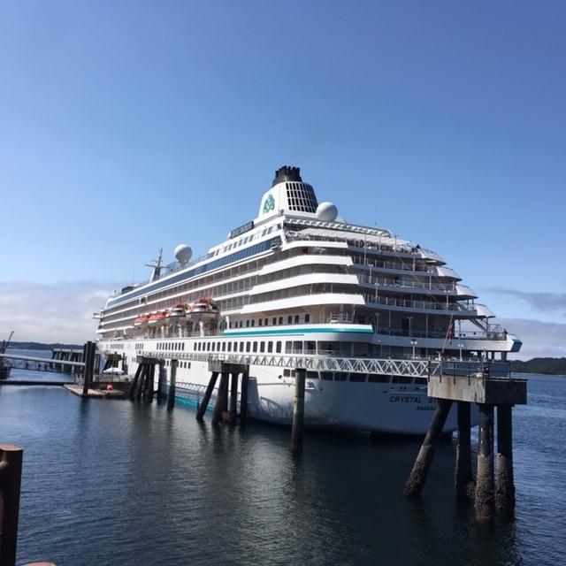 North Coast Review: Largest Cruise Ship of the season in port as ...