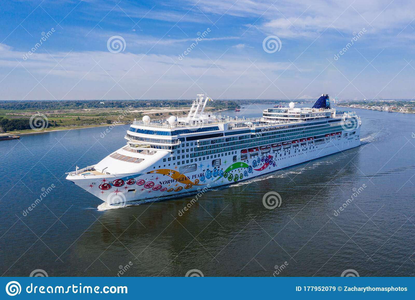 Norwegian Cruise Line Leaving Jacksonville Florida ...