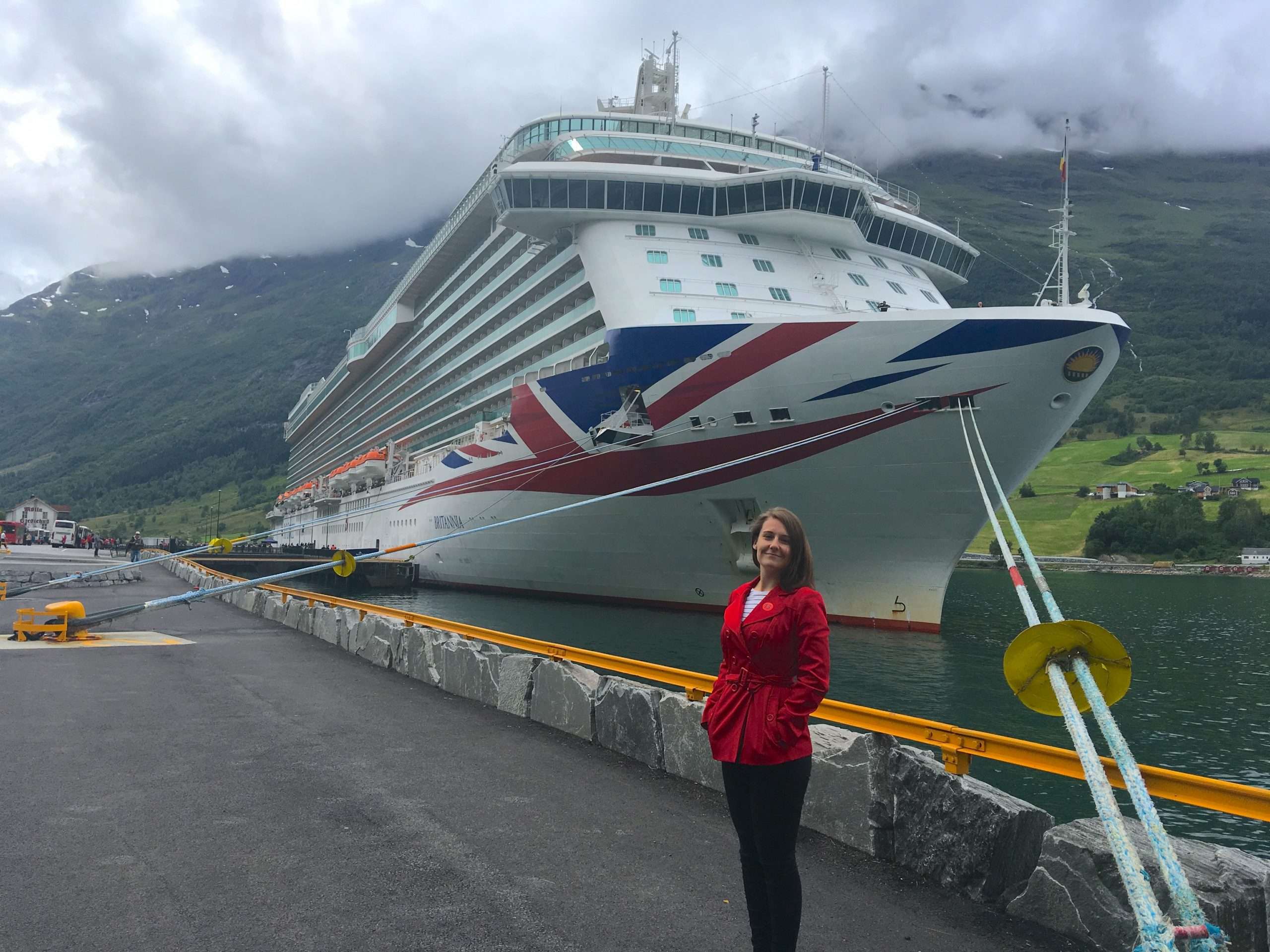 p& o britannia cruise ship norwegian fjords norway  Emma ...