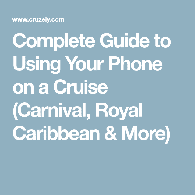 Phone Number For Carnival Cruise Line