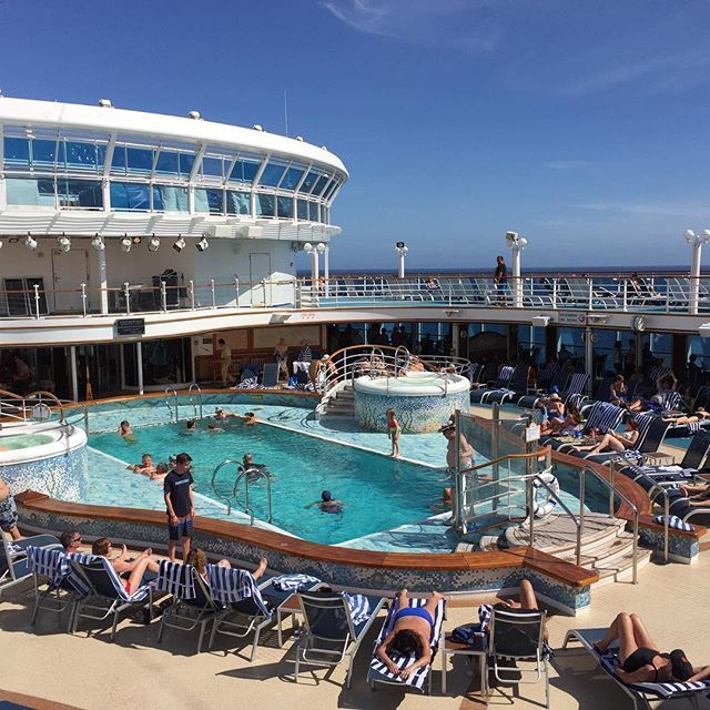 Poolside on the Ruby Princess headed to the Mexican Riviera. #cruises # ...