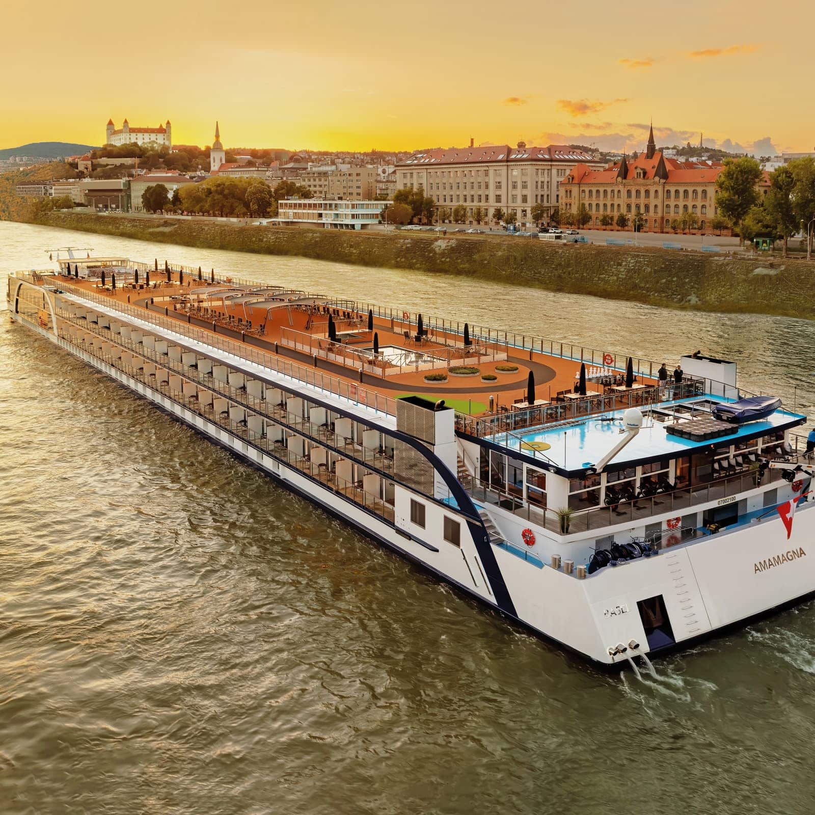 Rhine Danube River Cruise Map