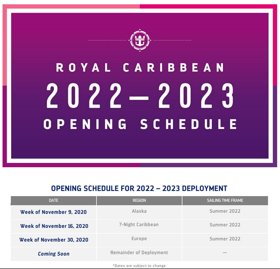 Royal Caribbean releases new Europe summer time 2022 cruises to ebook ...