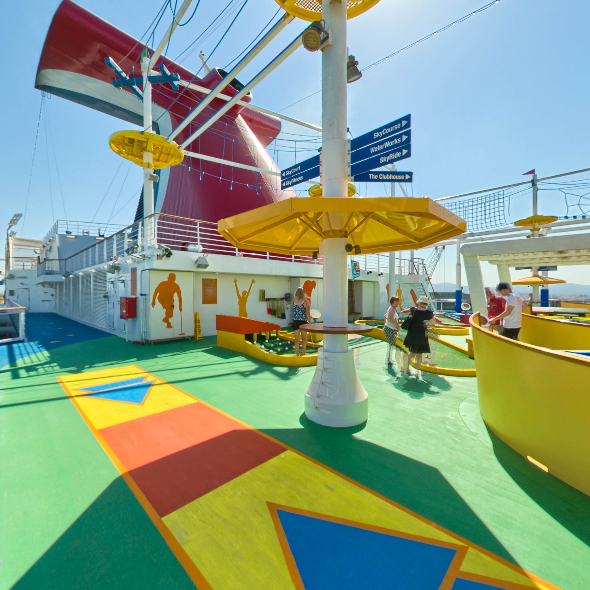 SkyCourse on Carnival Vista Cruise Ship