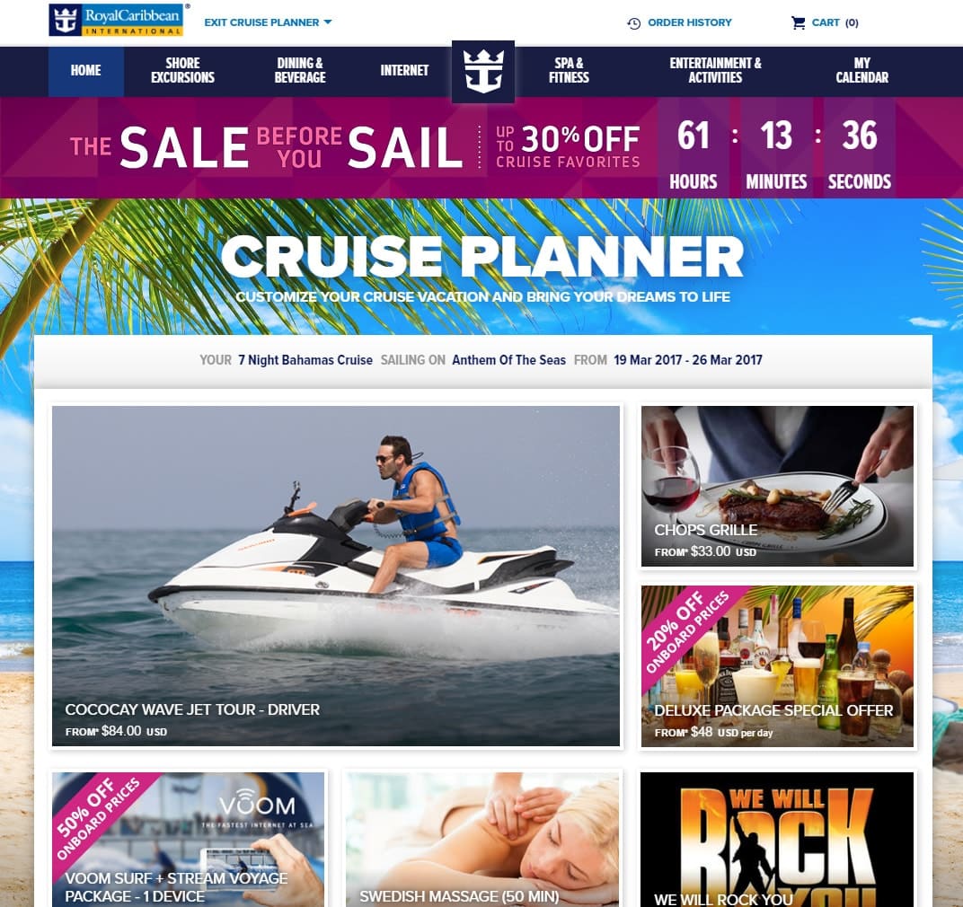 Spotted: Royal Caribbean offering up to 30% off pre