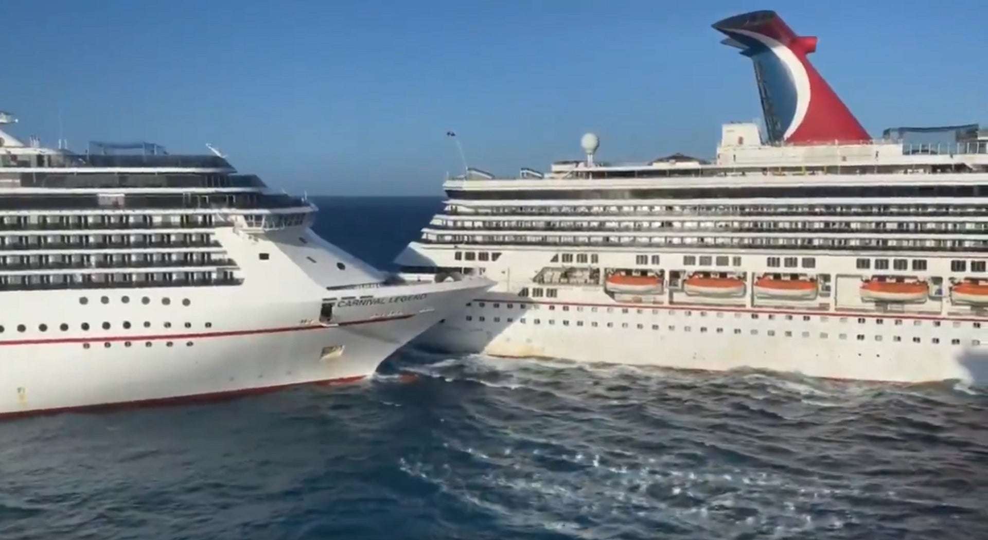 Watch the Moment When Two Carnival Cruise Ships Crash Into Each Other ...