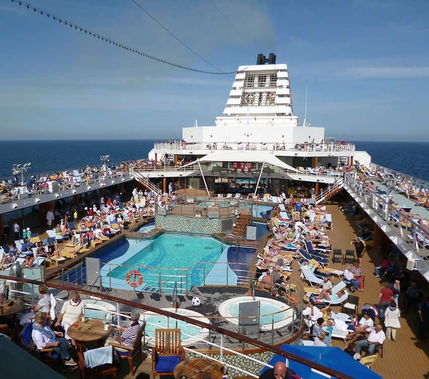 What happens aboard a cruise ship?